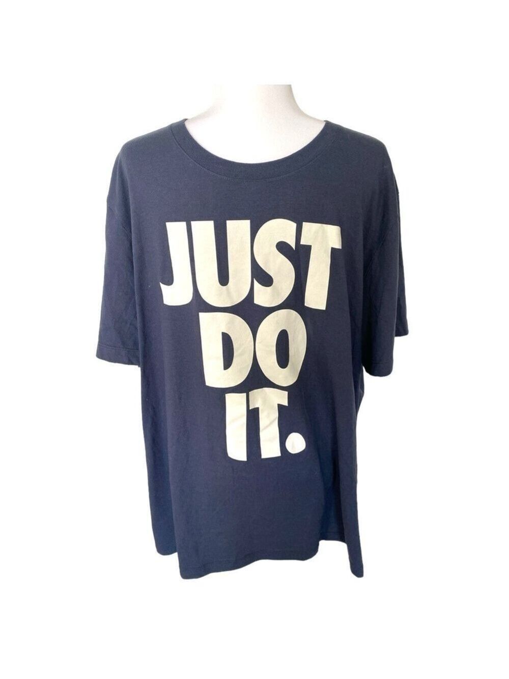 The Nike Tee Men’s XXL Just Do It Blue Gray T-Shirt - Picture 2 of 4
